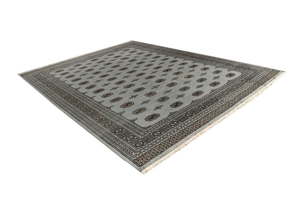 Dark Grey Bokhara 9' 2 x 12' - No. 59933 - ALRUG Rug Store