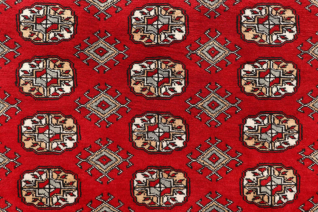 Red Bokhara 9'  1" x 12' " - No. QA50526