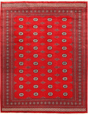 Red Bokhara 9' 2 x 11' 9 - No. 59941 - ALRUG Rug Store