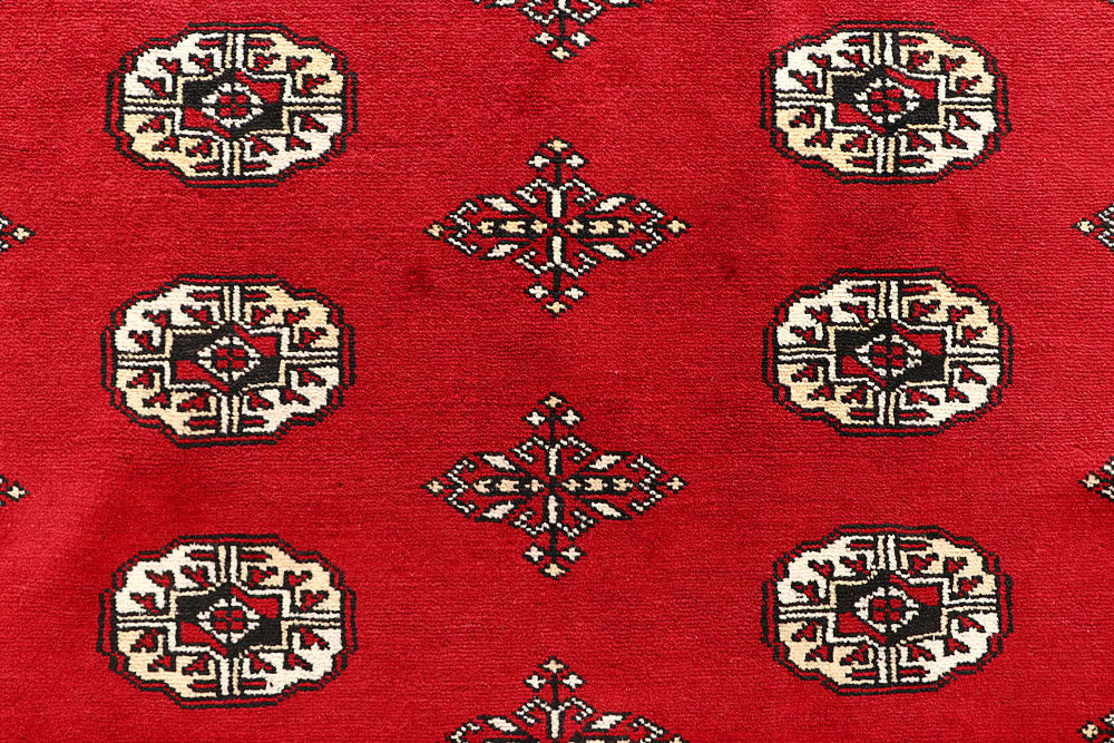 Red Bokhara 9' 1 x 11' 9 - No. 59942 - ALRUG Rug Store