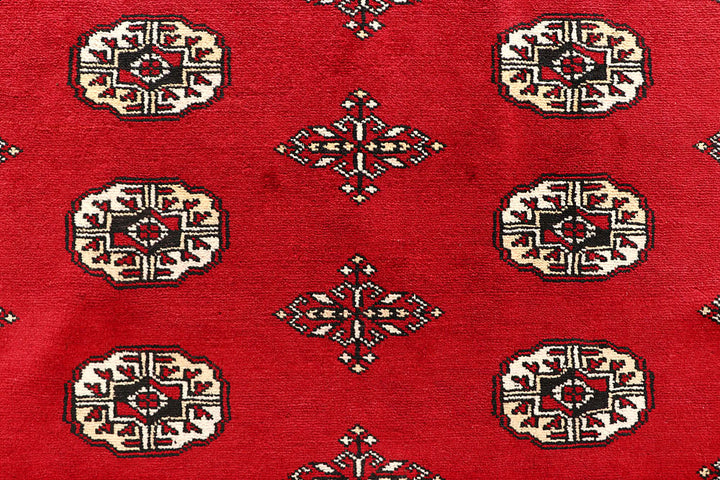 Red Bokhara 9' 1 x 11' 9 - No. 59942 - ALRUG Rug Store