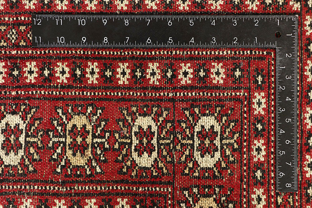 Red Bokhara 9' 1 x 11' 9 - No. 59942 - ALRUG Rug Store