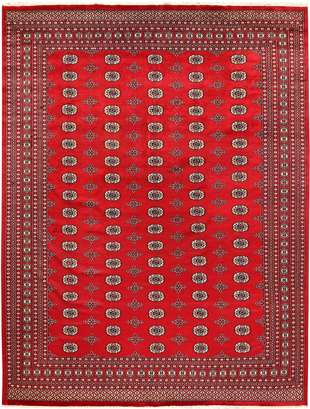 Red Bokhara 9' 1 x 11' 9 - No. 59942 - ALRUG Rug Store