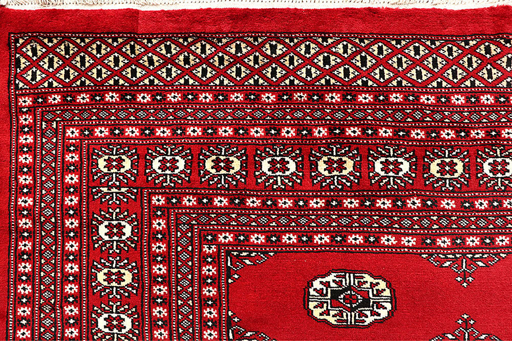 Red Bokhara 9' 1 x 12' 2 - No. 59943 - ALRUG Rug Store