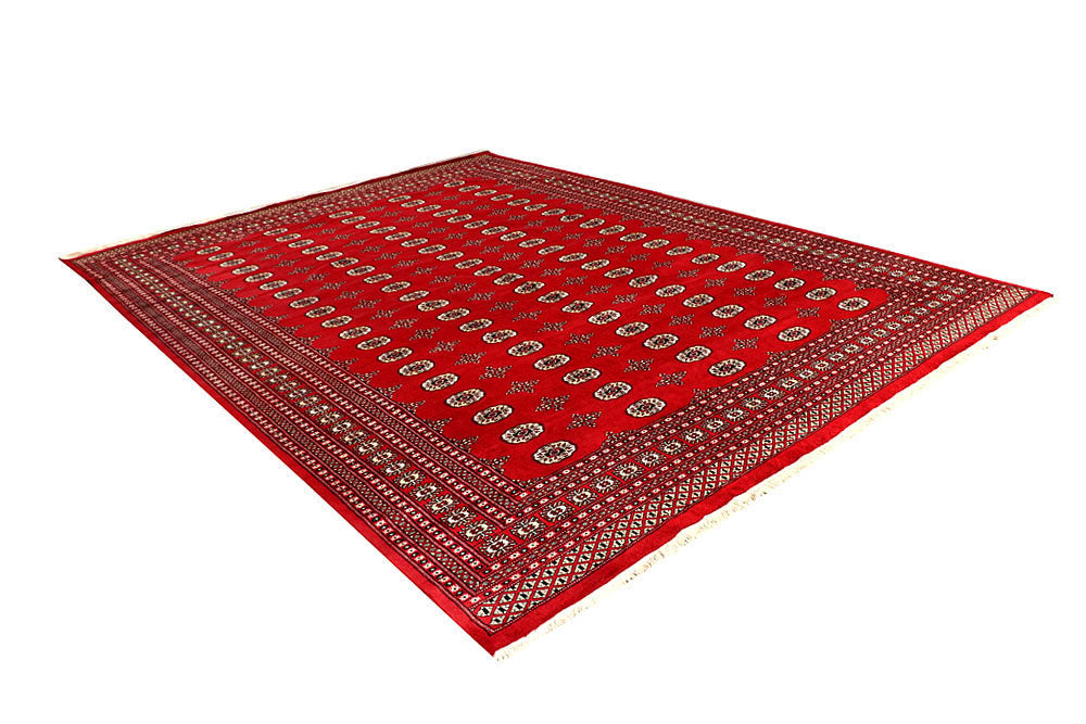 Red Bokhara 9' 1 x 12' 2 - No. 59943 - ALRUG Rug Store