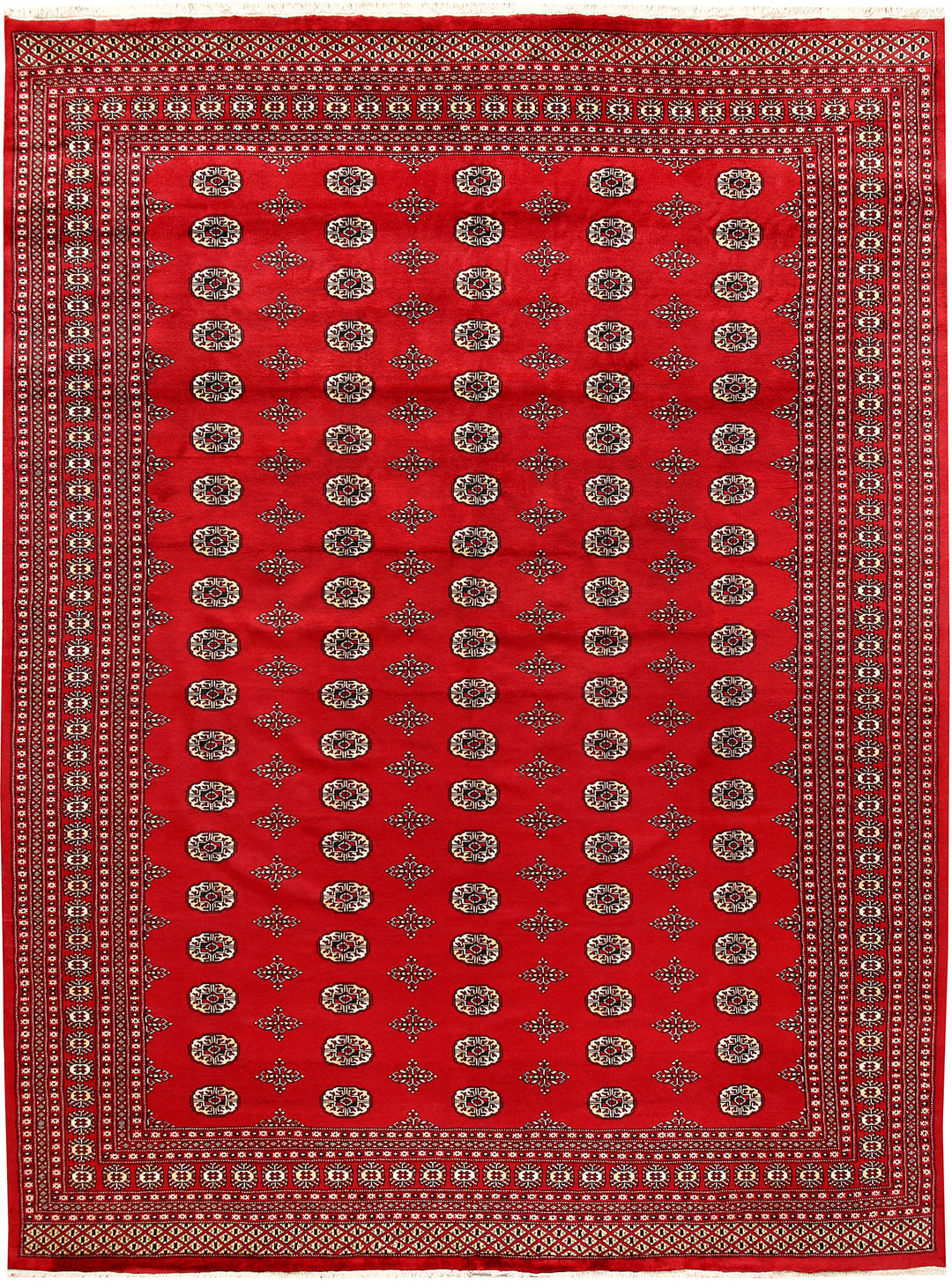 Red Bokhara 9' 1 x 12' 2 - No. 59943 - ALRUG Rug Store