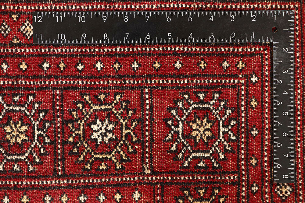 Red Bokhara 9' 1 x 12' 4 - No. 59944 - ALRUG Rug Store