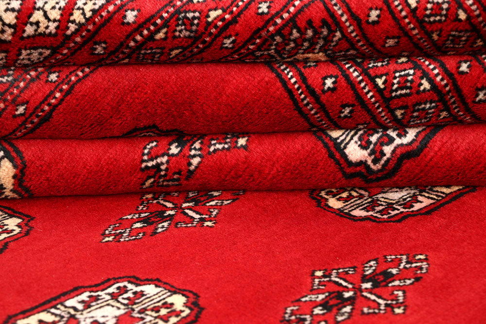 Red Bokhara 9' 4 x 12' 7 - No. 59945 - ALRUG Rug Store