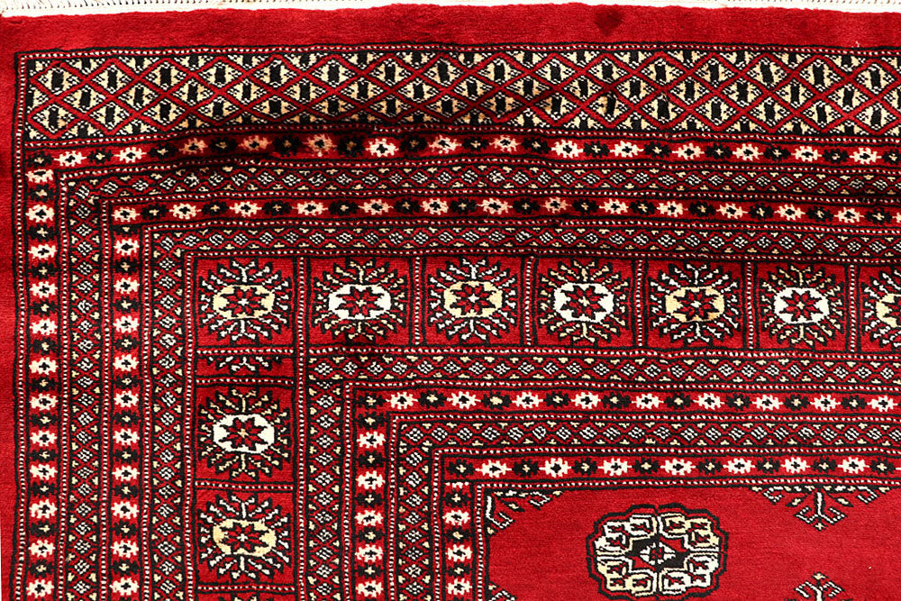 Red Bokhara 9' 2 x 12' 2 - No. 59946 - ALRUG Rug Store