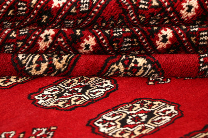 Red Bokhara 9' 2 x 12' 2 - No. 59946 - ALRUG Rug Store