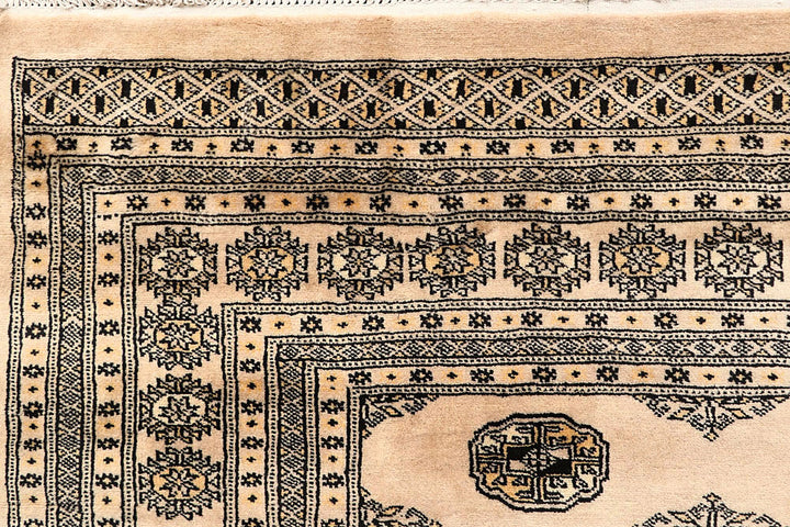 Bisque Bokhara 9' x 12' 5 - No. 59949 - ALRUG Rug Store