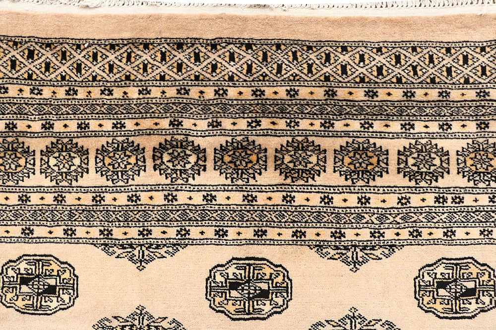 Bisque Bokhara 9' x 12' 5 - No. 59949 - ALRUG Rug Store