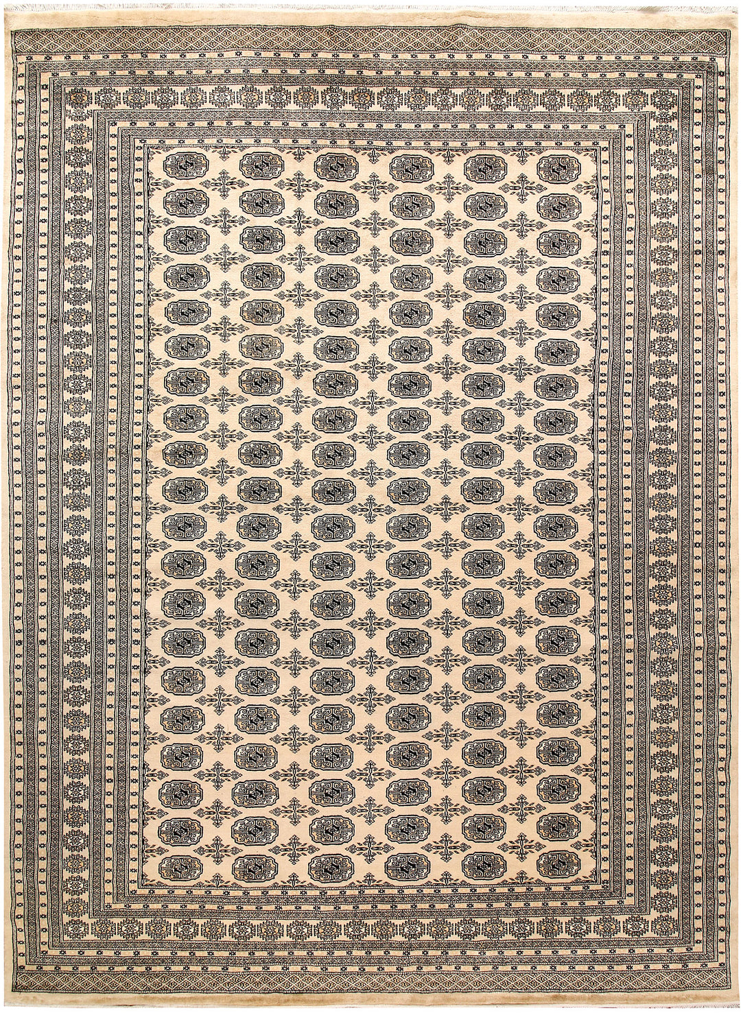 Bisque Bokhara 9' x 12' 1 - No. 59950 - ALRUG Rug Store