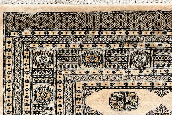 Bisque Bokhara 9' x 12' 4 - No. 59951 - ALRUG Rug Store