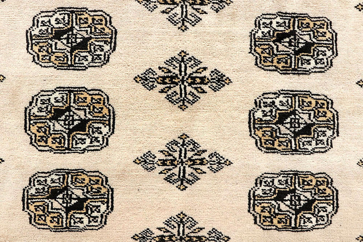 Bisque Bokhara 9' x 12' 4 - No. 59951 - ALRUG Rug Store