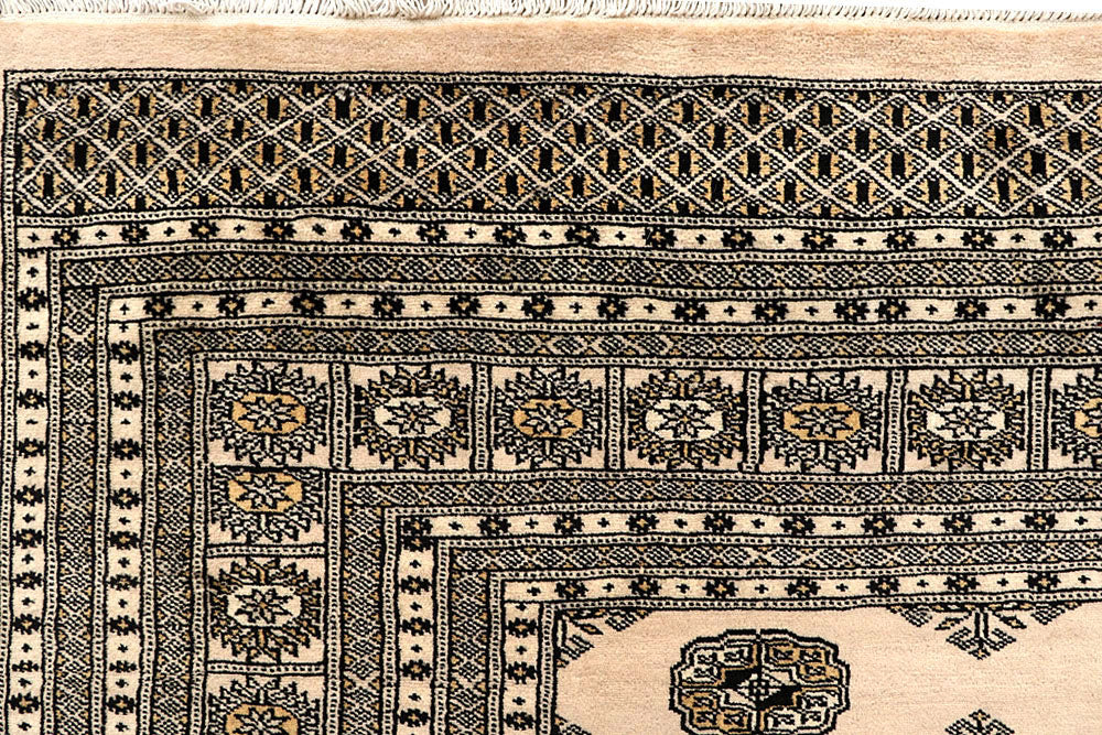 Bisque Bokhara 8' 11 x 12' 1 - No. 59952 - ALRUG Rug Store