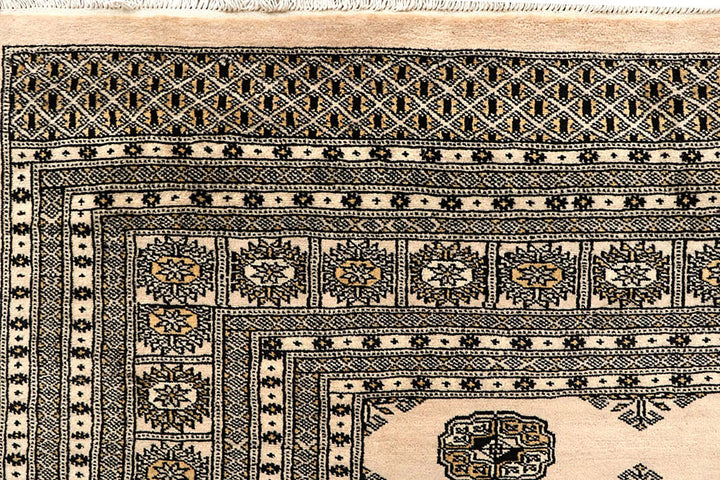 Bisque Bokhara 8' 11 x 12' 1 - No. 59952 - ALRUG Rug Store