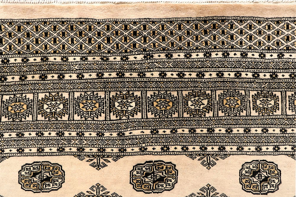 Bisque Bokhara 8' 11 x 12' 1 - No. 59952 - ALRUG Rug Store