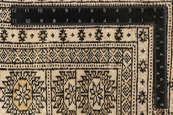 Bisque Bokhara 8' 11 x 12' 1 - No. 59952 - ALRUG Rug Store