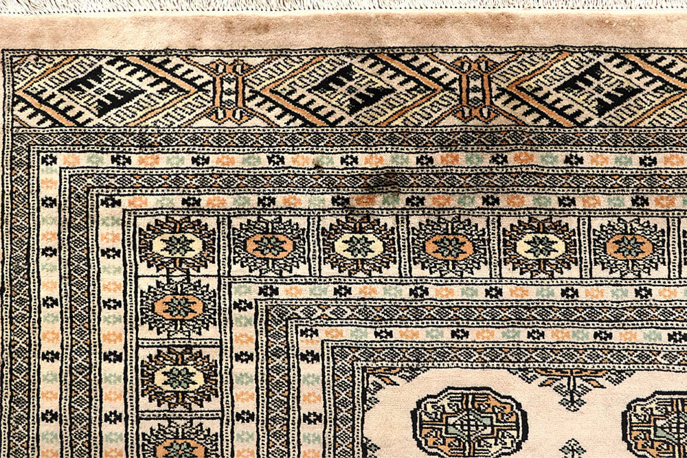 Bisque Bokhara 9' x 12' 1 - No. 59953 - ALRUG Rug Store