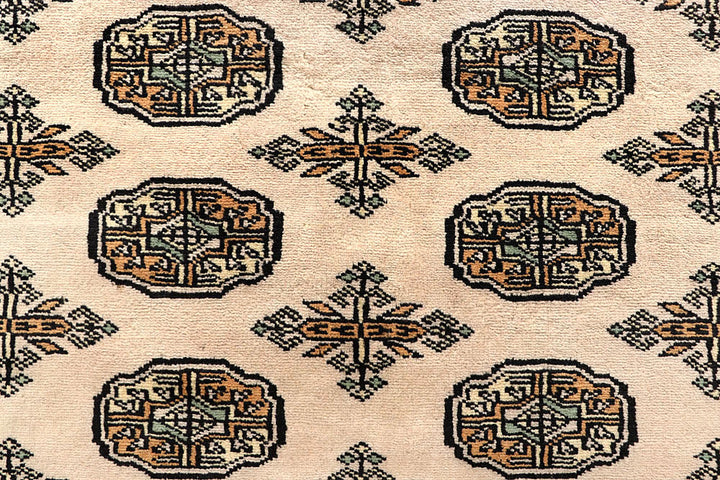 Bisque Bokhara 9' x 12' 1 - No. 59953 - ALRUG Rug Store