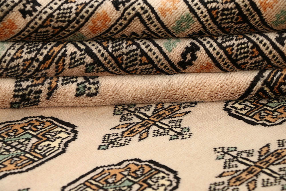 Bisque Bokhara 9' x 12' 1 - No. 59953 - ALRUG Rug Store