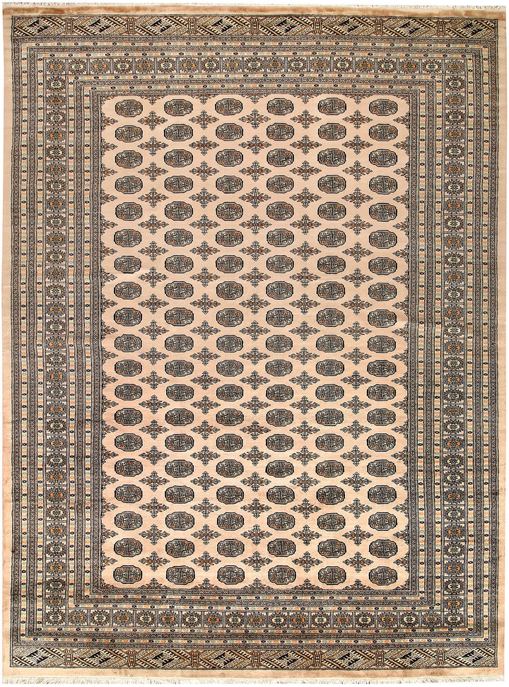 Bisque Bokhara 9' x 12' 1 - No. 59953 - ALRUG Rug Store