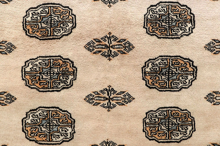 Bisque Bokhara 9' 1 x 11' 10 - No. 59954 - ALRUG Rug Store