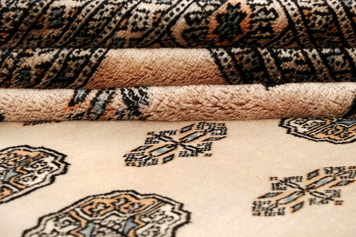 Bisque Bokhara 9' 1 x 11' 10 - No. 59954 - ALRUG Rug Store