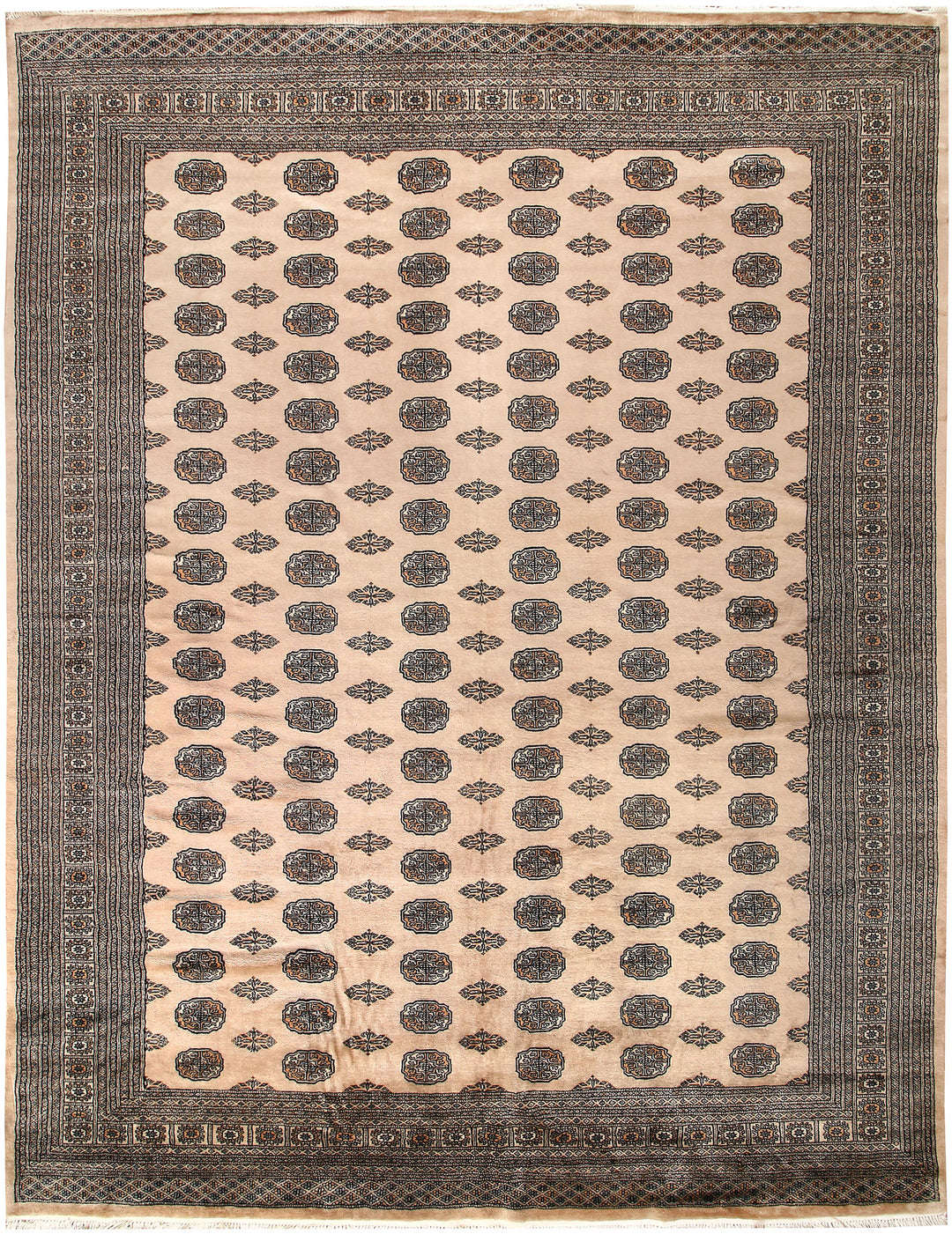 Bisque Bokhara 9' 1 x 11' 10 - No. 59954 - ALRUG Rug Store