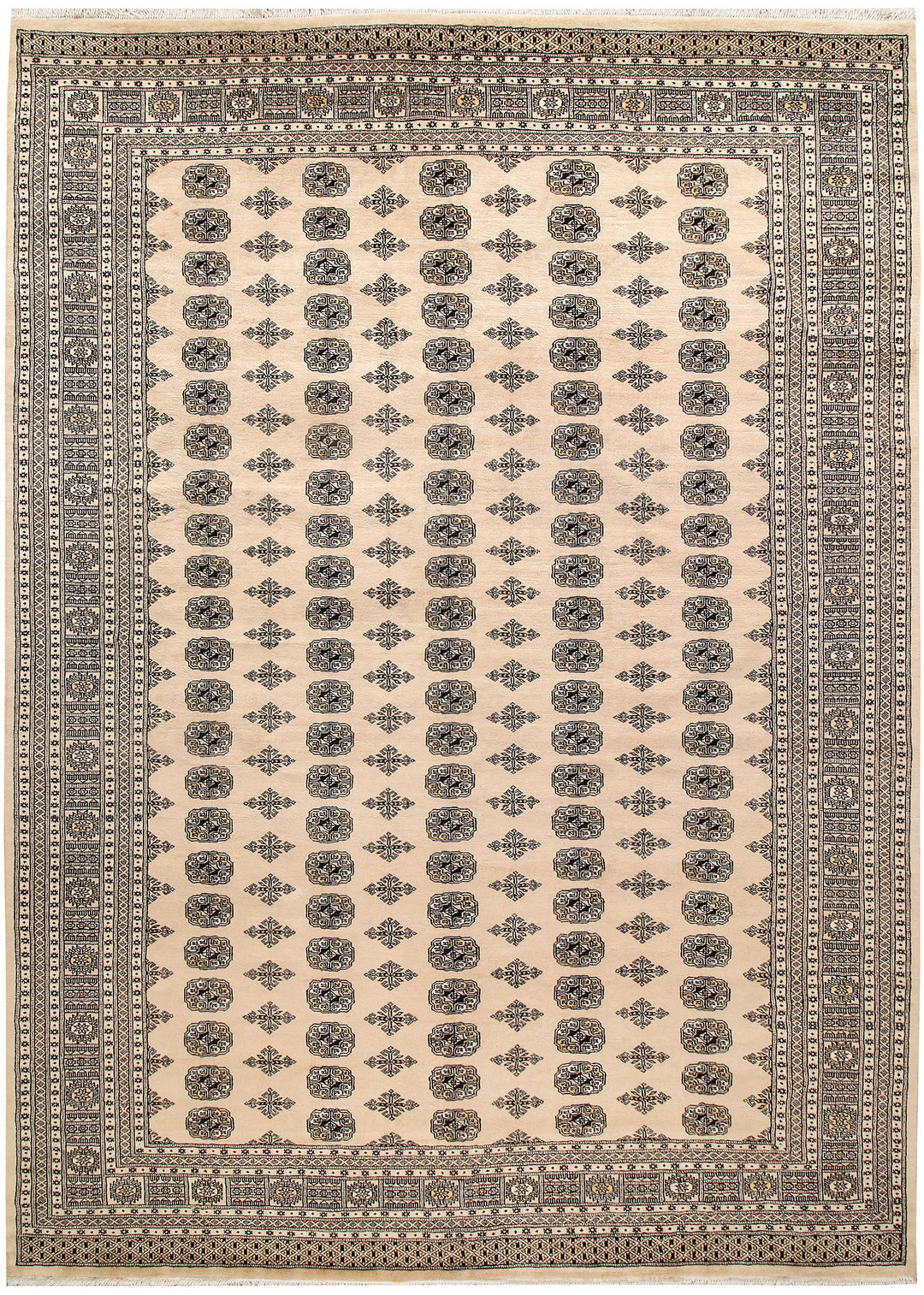 Bisque Bokhara 9' 2 x 12' 7 - No. 59955 - ALRUG Rug Store