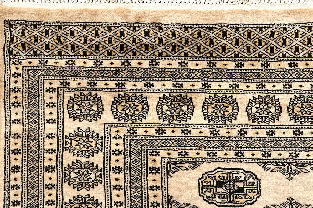 Bisque Bokhara 8' 10 x 11' 7 - No. 59958 - ALRUG Rug Store