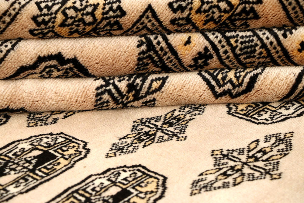 Bisque Bokhara 8' 10 x 11' 7 - No. 59958 - ALRUG Rug Store