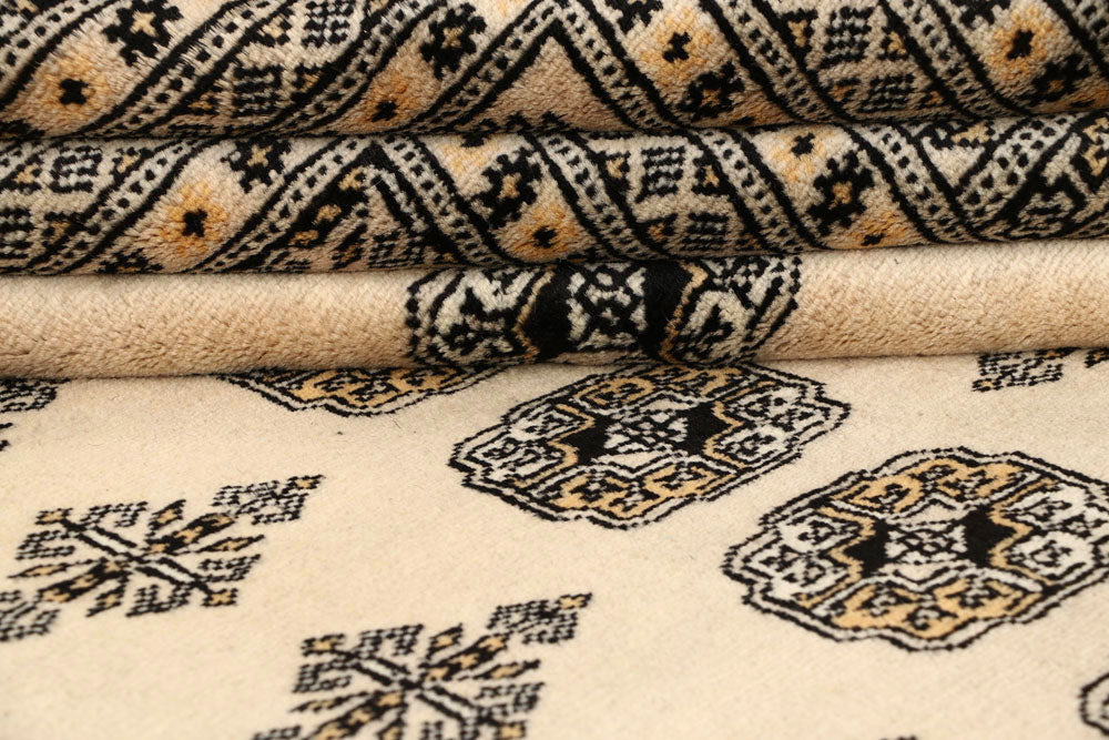 Bisque Bokhara 9' 2 x 12' 5 - No. 59959 - ALRUG Rug Store