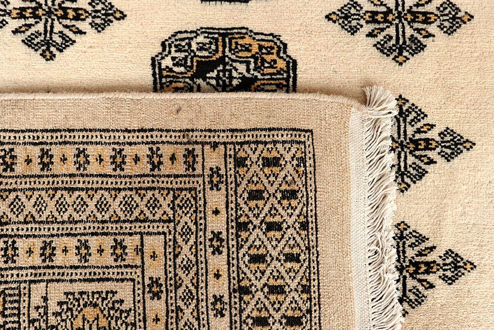 Bisque Bokhara 9' 2 x 12' 5 - No. 59959 - ALRUG Rug Store
