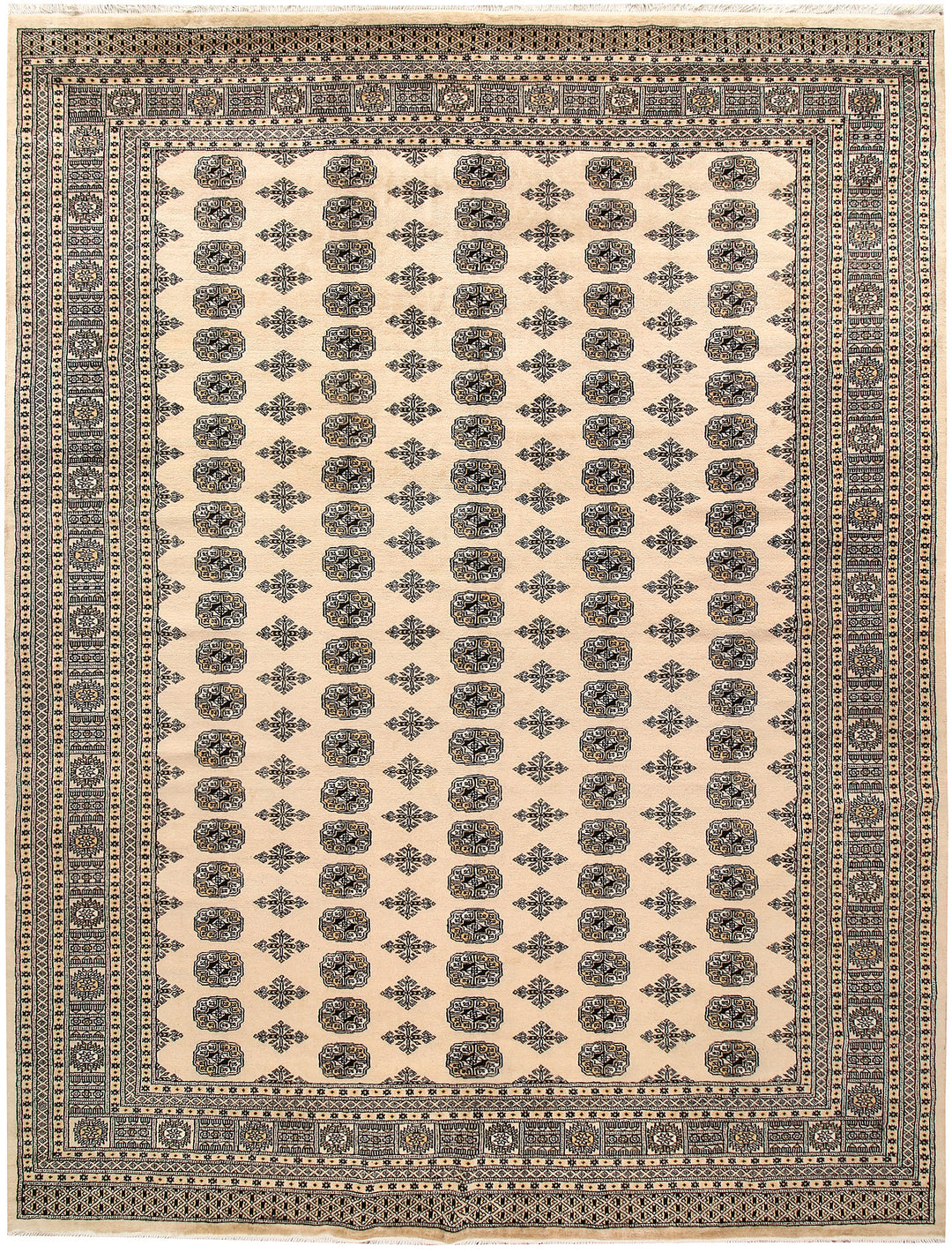 Bisque Bokhara 9' 2 x 12' 5 - No. 59959 - ALRUG Rug Store
