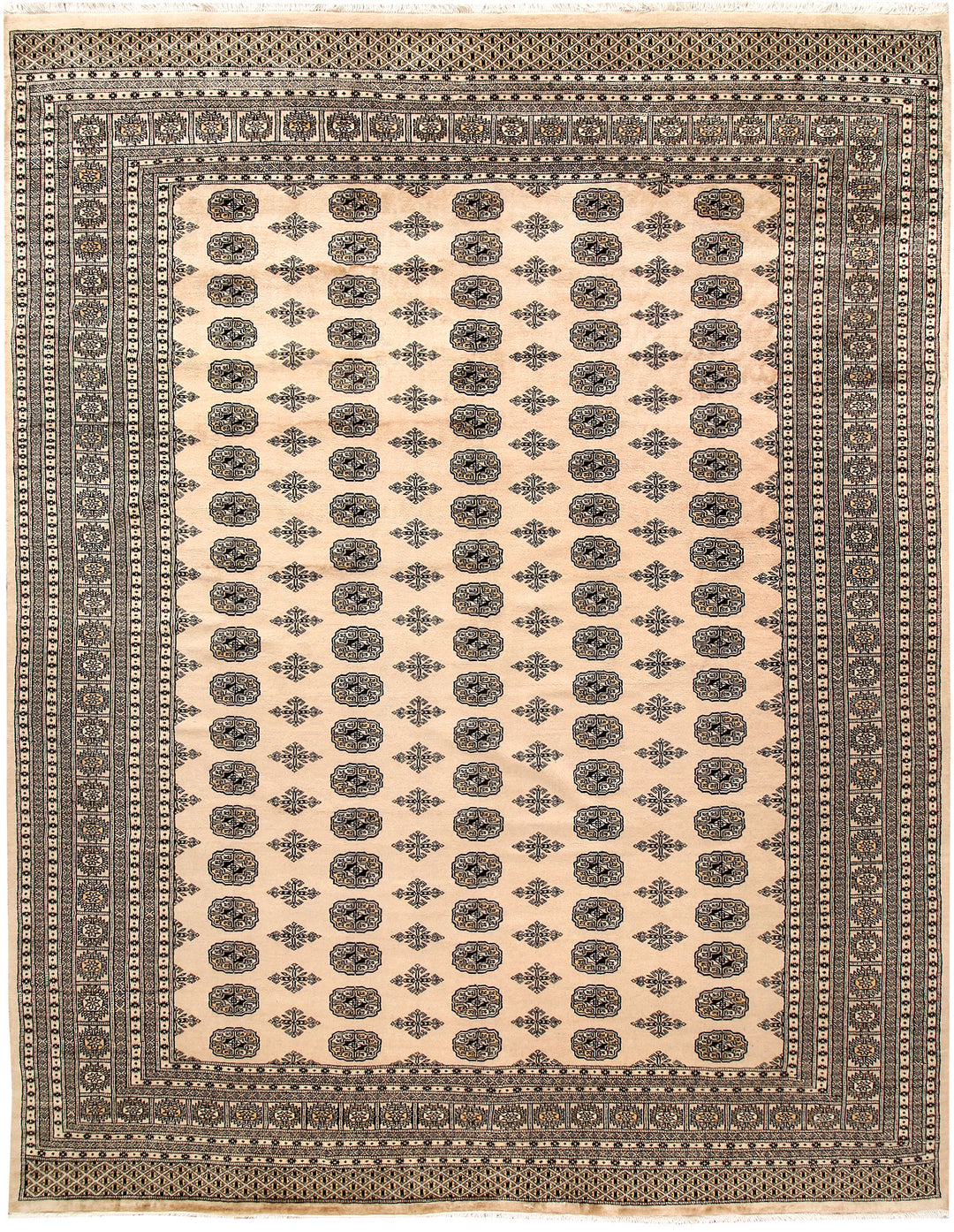 Bisque Bokhara 9' 2 x 11' 6 - No. 59960 - ALRUG Rug Store