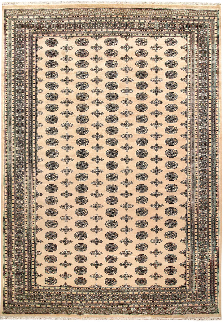 Bisque Bokhara 9' 1 x 12' 9 - No. 59961 - ALRUG Rug Store