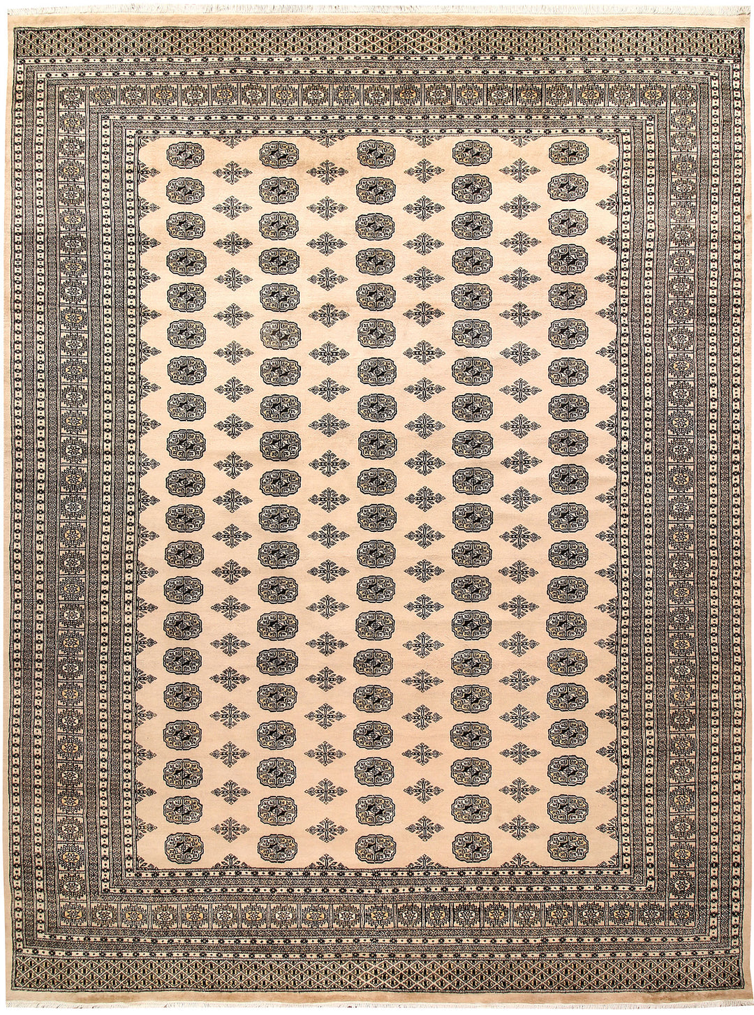 Bisque Bokhara 9' 2 x 12' 2 - No. 59962 - ALRUG Rug Store