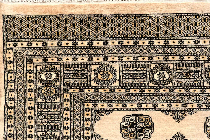 Bisque Bokhara 9' x 12' 3 - No. 59963 - ALRUG Rug Store