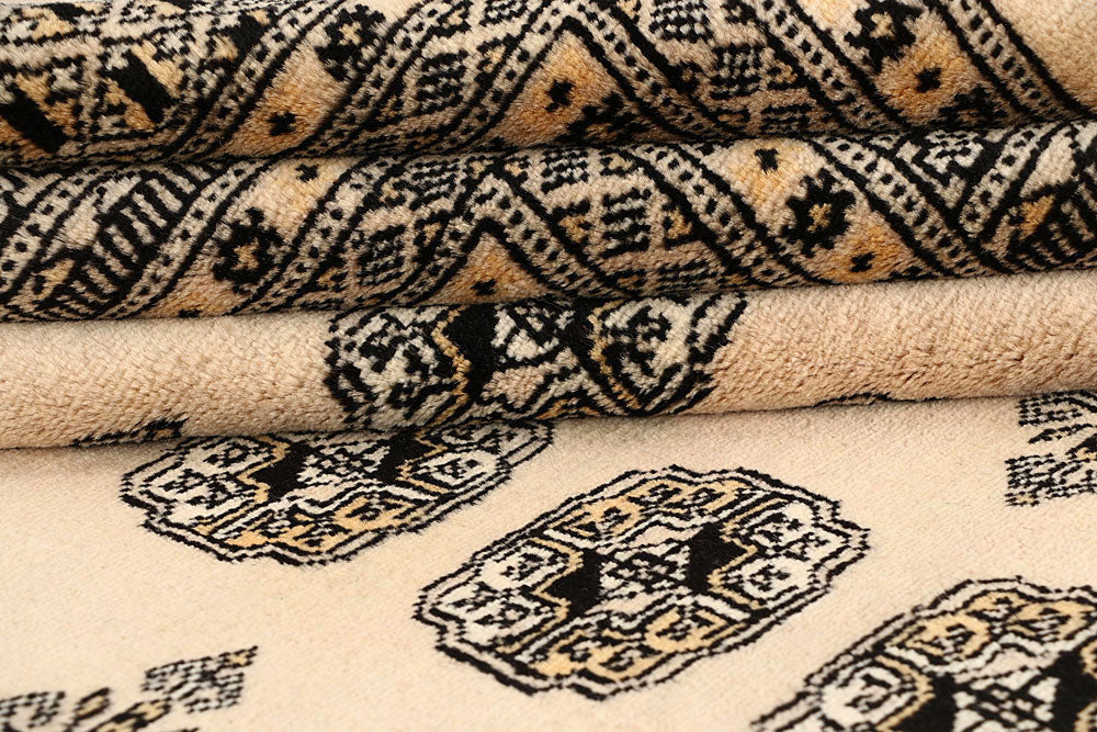 Bisque Bokhara 9' x 12' 3 - No. 59963 - ALRUG Rug Store