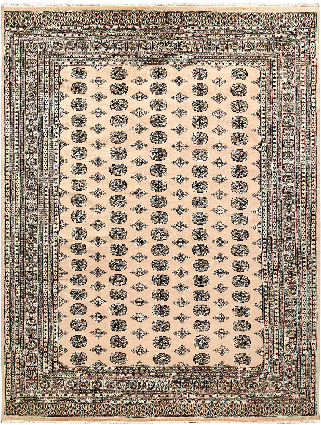 Bisque Bokhara 9' 3 x 12' - No. 59964 - ALRUG Rug Store