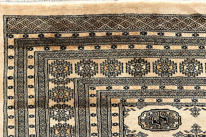 Bisque Bokhara 9' 1 x 11' 8 - No. 59965 - ALRUG Rug Store