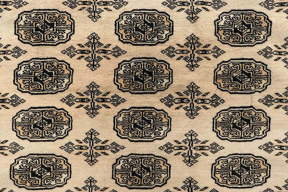 Bisque Bokhara 9' 1 x 11' 8 - No. 59965 - ALRUG Rug Store