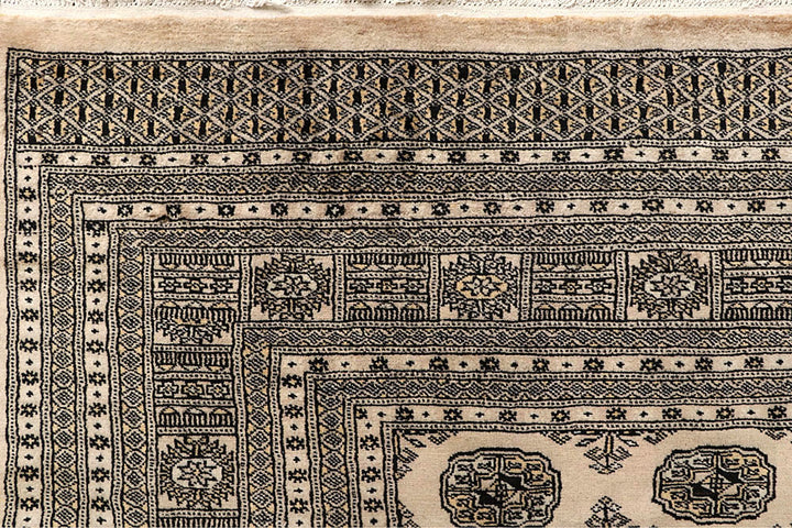 Bisque Bokhara 9' 1 x 12' 2 - No. 59966 - ALRUG Rug Store
