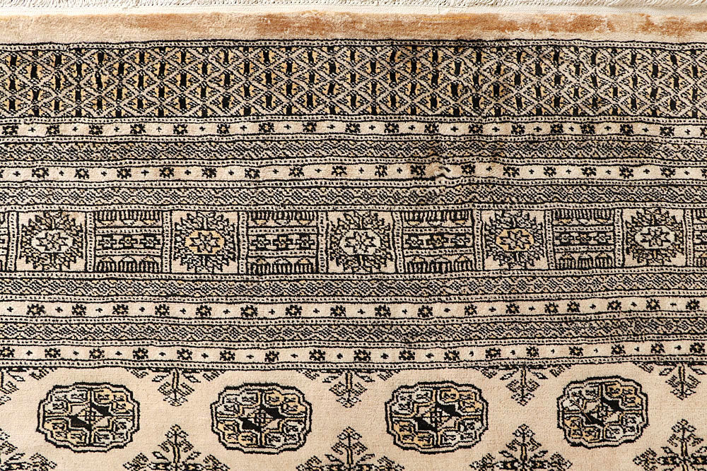 Bisque Bokhara 9' 1 x 12' 2 - No. 59966 - ALRUG Rug Store