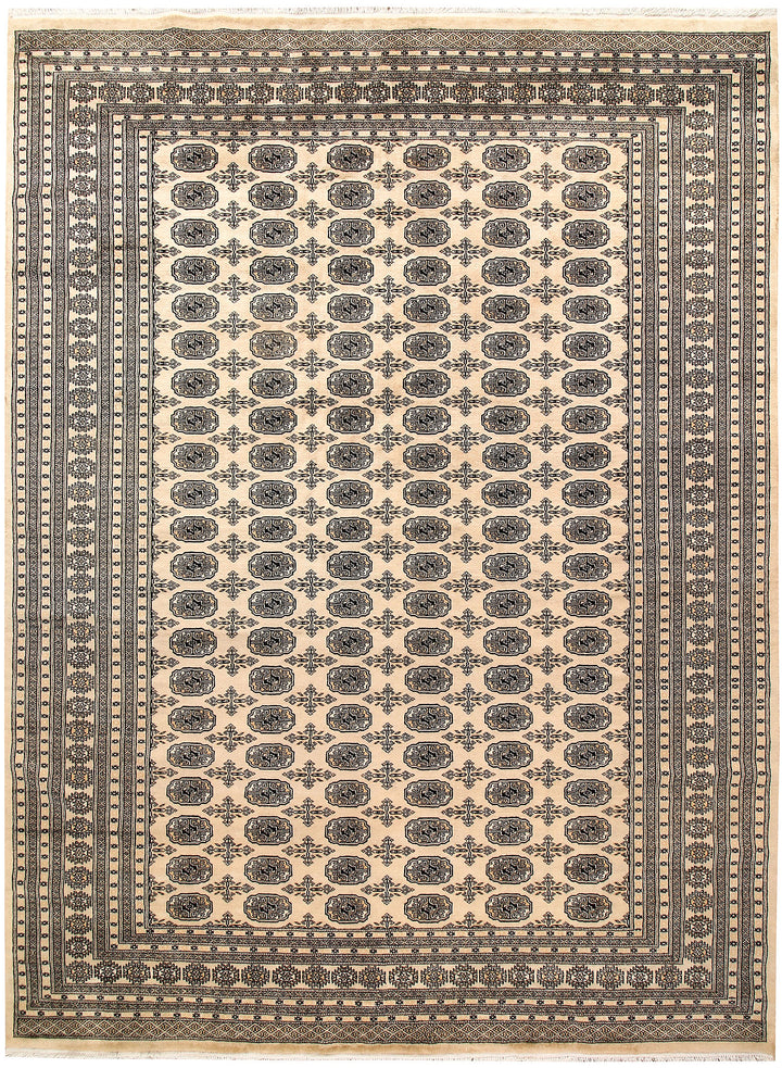 Bisque Bokhara 9' 1 x 12' 2 - No. 59967 - ALRUG Rug Store
