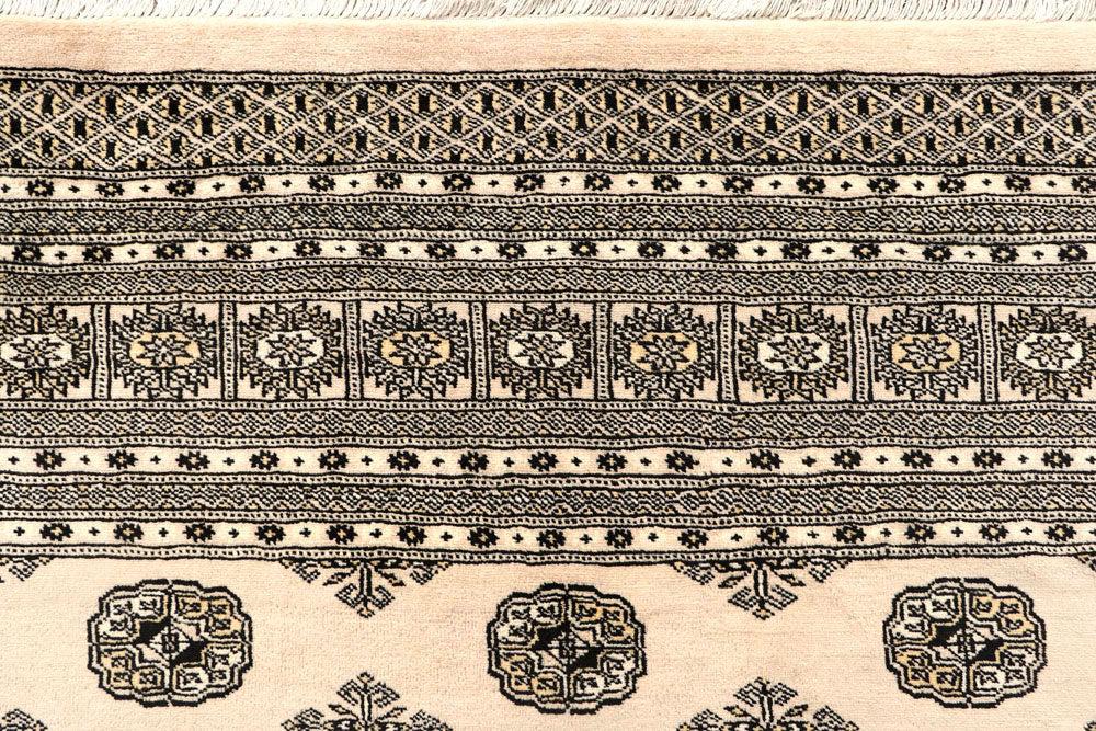 Bisque Bokhara 9' 1 x 12' 2 - No. 59968 - ALRUG Rug Store