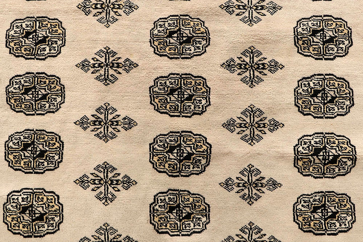 Bisque Bokhara 9' 1 x 12' 2 - No. 59968 - ALRUG Rug Store