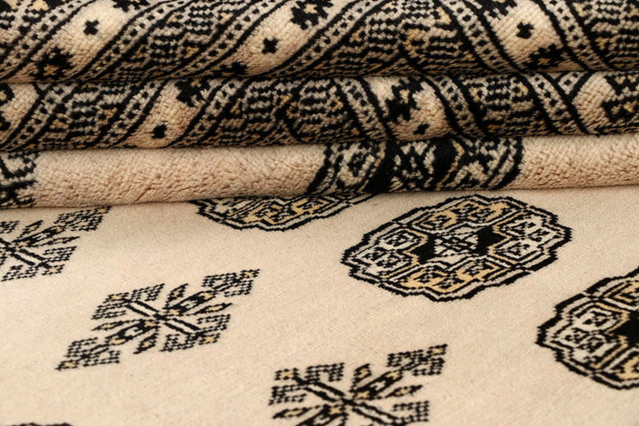 Bisque Bokhara 9' 1 x 12' 2 - No. 59968 - ALRUG Rug Store